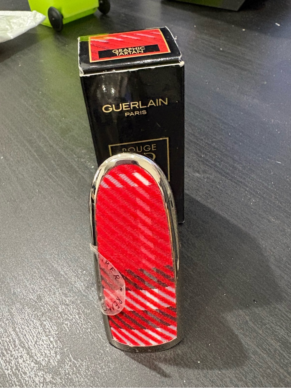 New Guerlain Rouge G Graphic
Tartan Mirror Lipstick Case